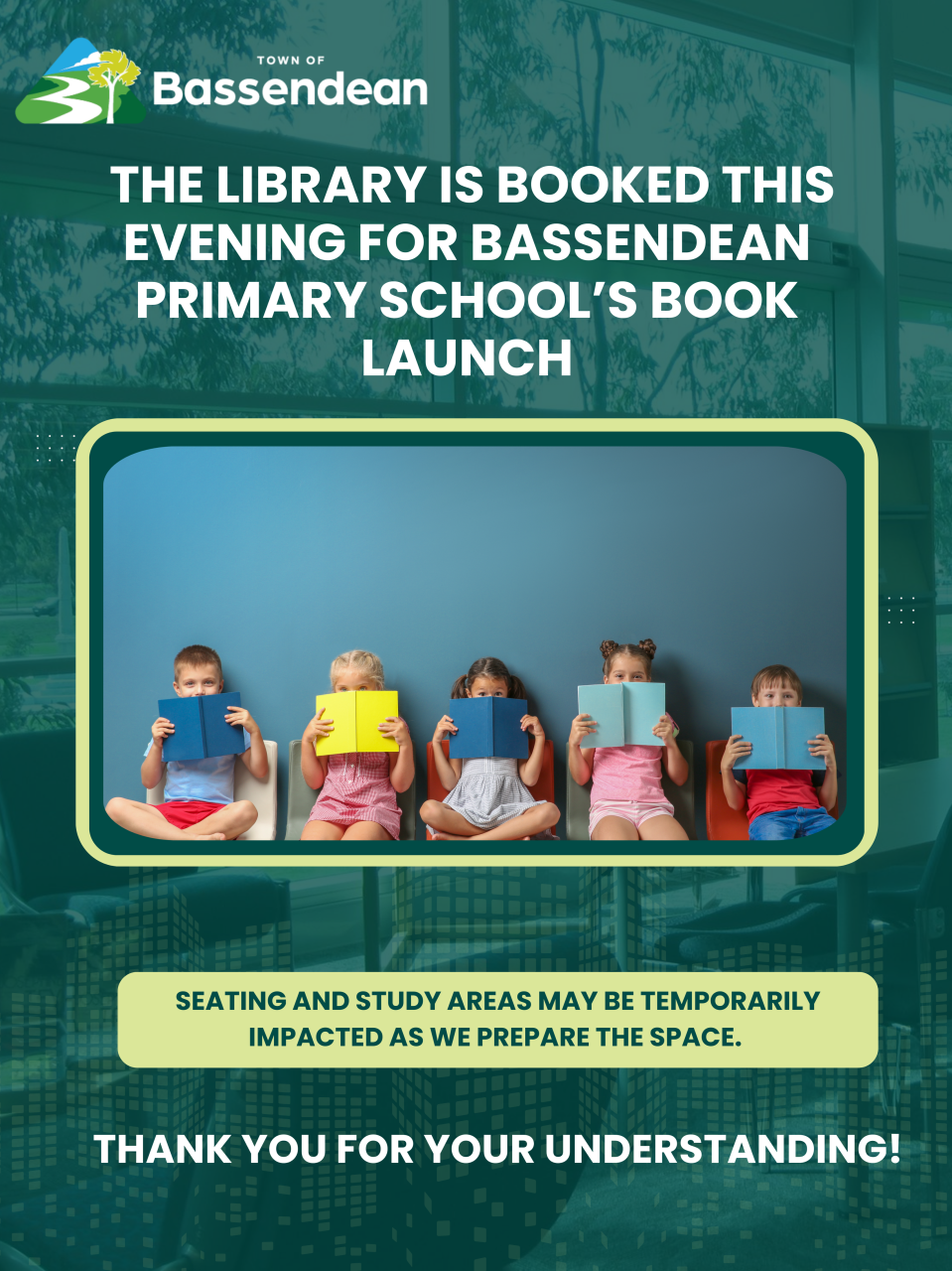 The Library is Hosting Bassendean Primary School's Book Launch