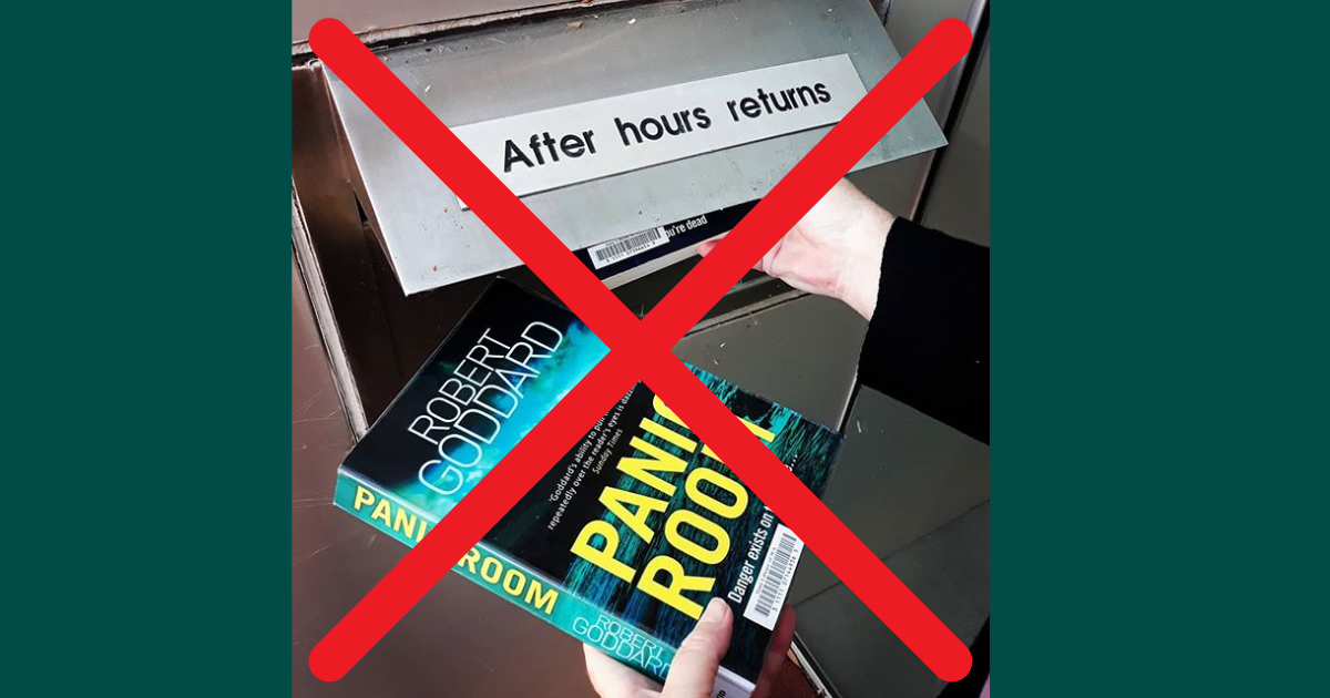 After Hours Returns Chute Closed