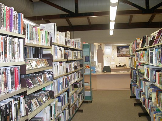 Library's turning 50 - Shelves fitted in well