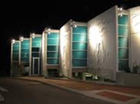 Library's turning 50 - new library at night