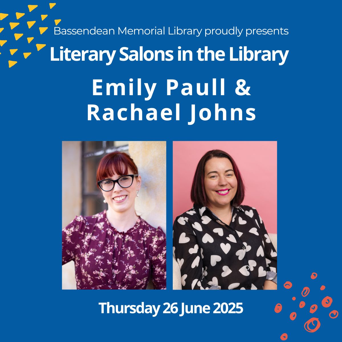 A Literary Salon: with Emily Paull and Rachael Johns
