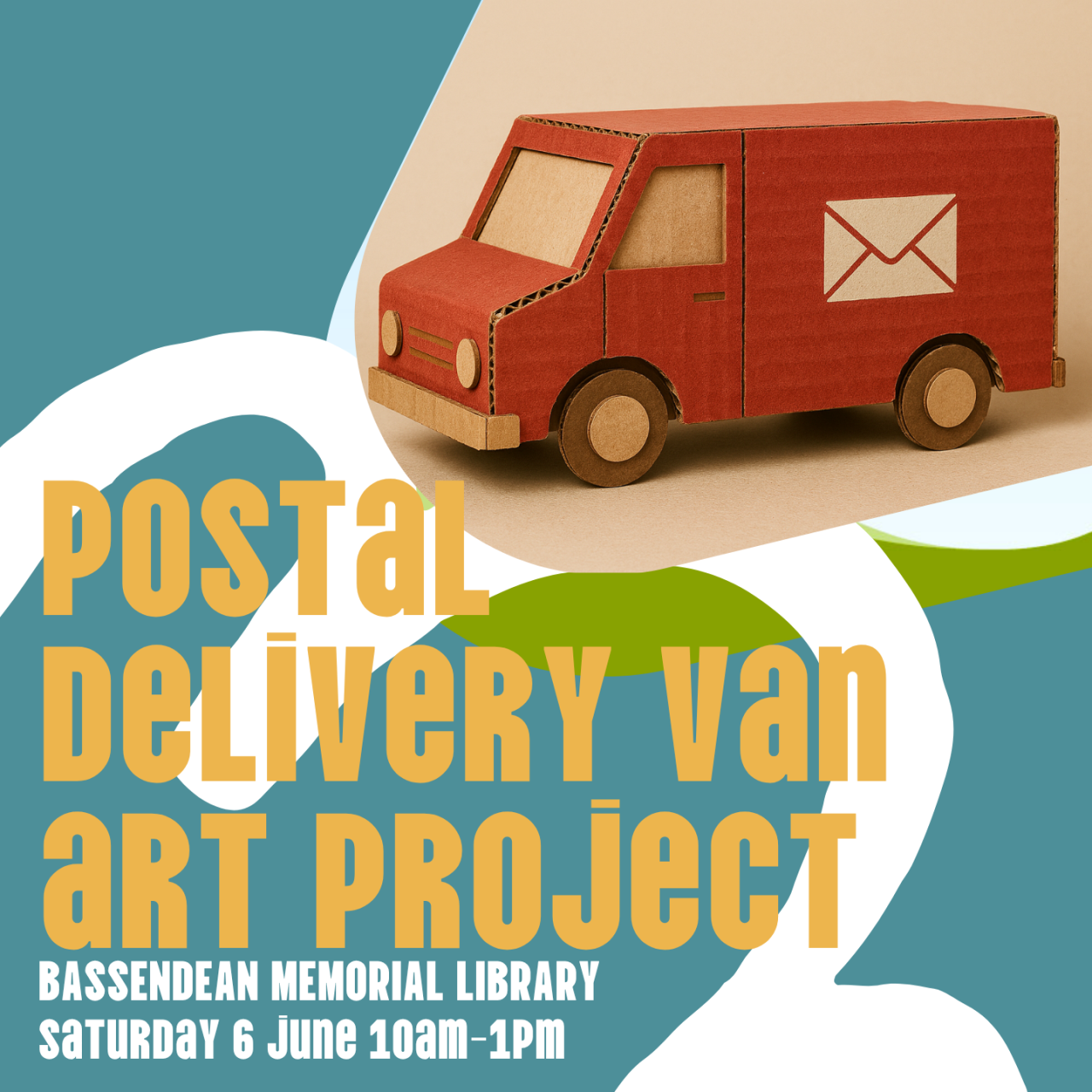 Postal Delivery Van Art Project