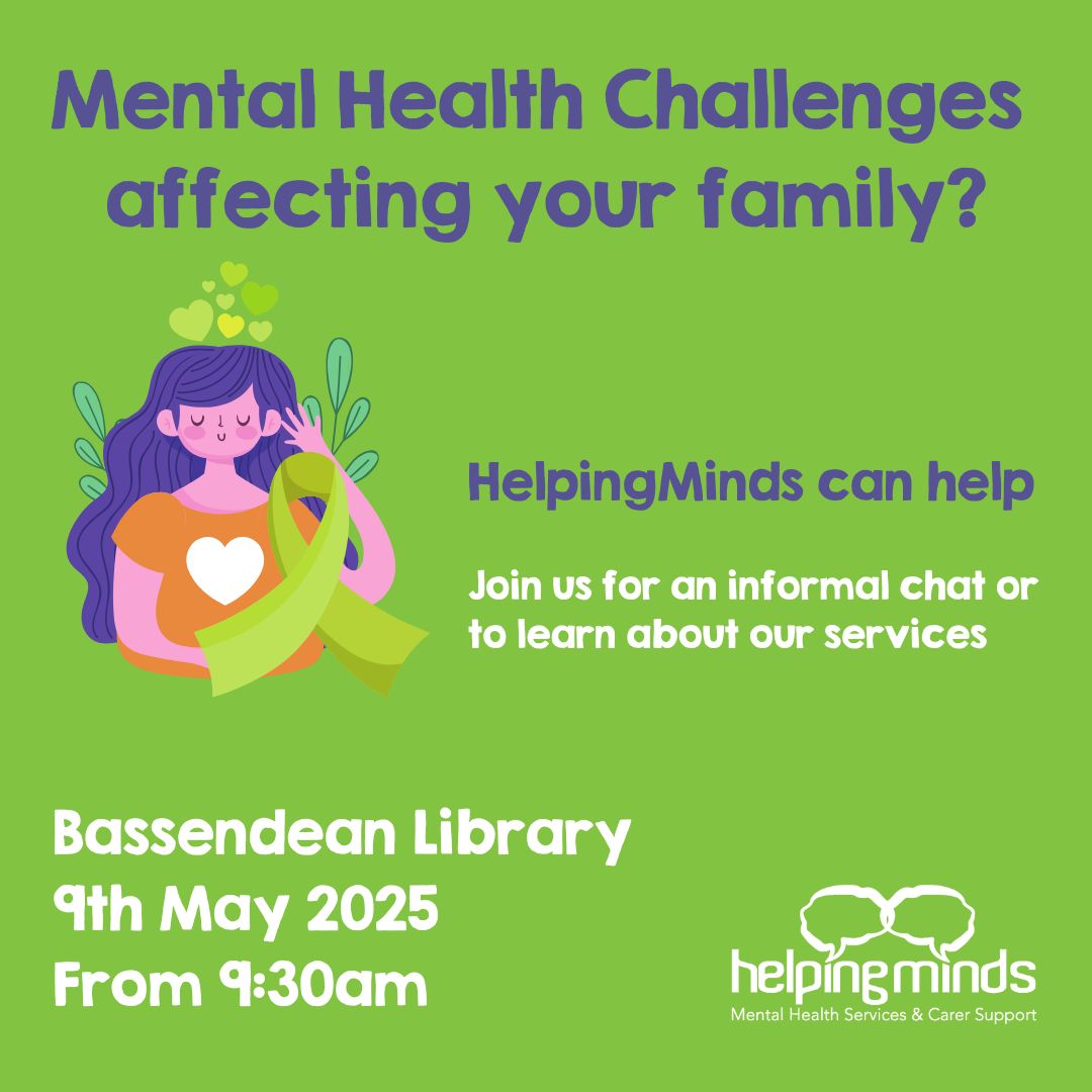 Helping Minds are visiting Bassendean Memorial Library