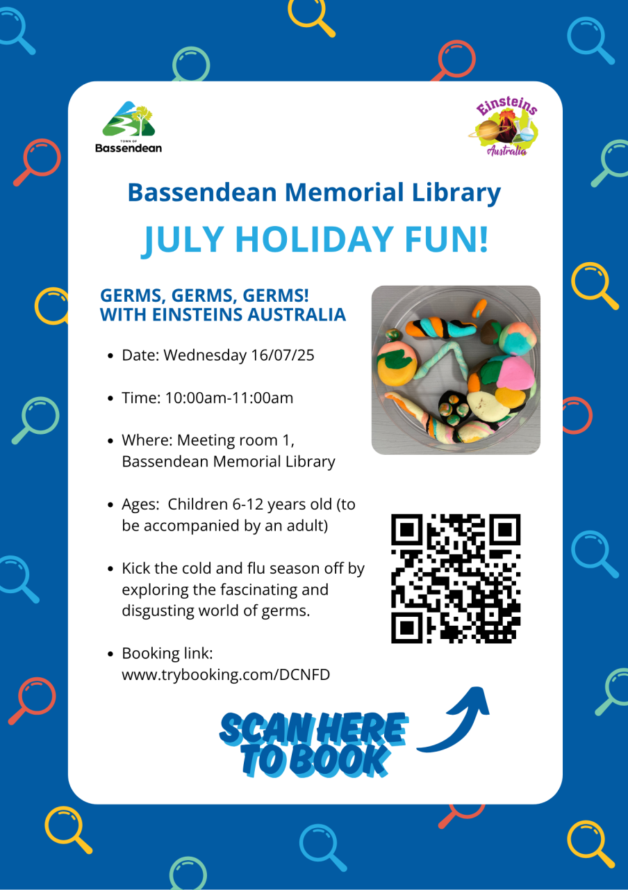 SOLD OUT: GERMS, GERMS, GERMS! WITH EINSTEINS AUSTRALIA