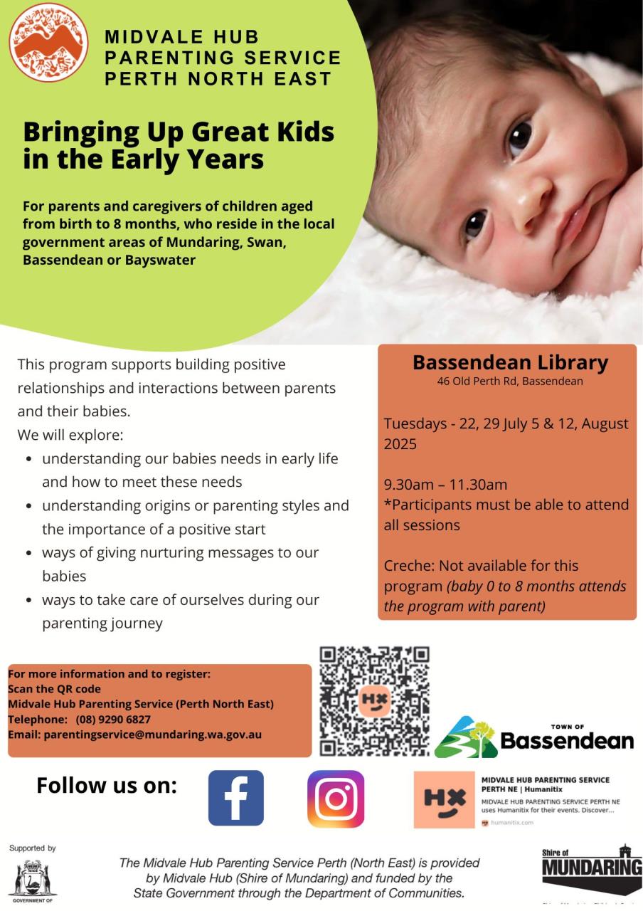 Midvale Hub: Bringing Up Great Kids in the Early Years