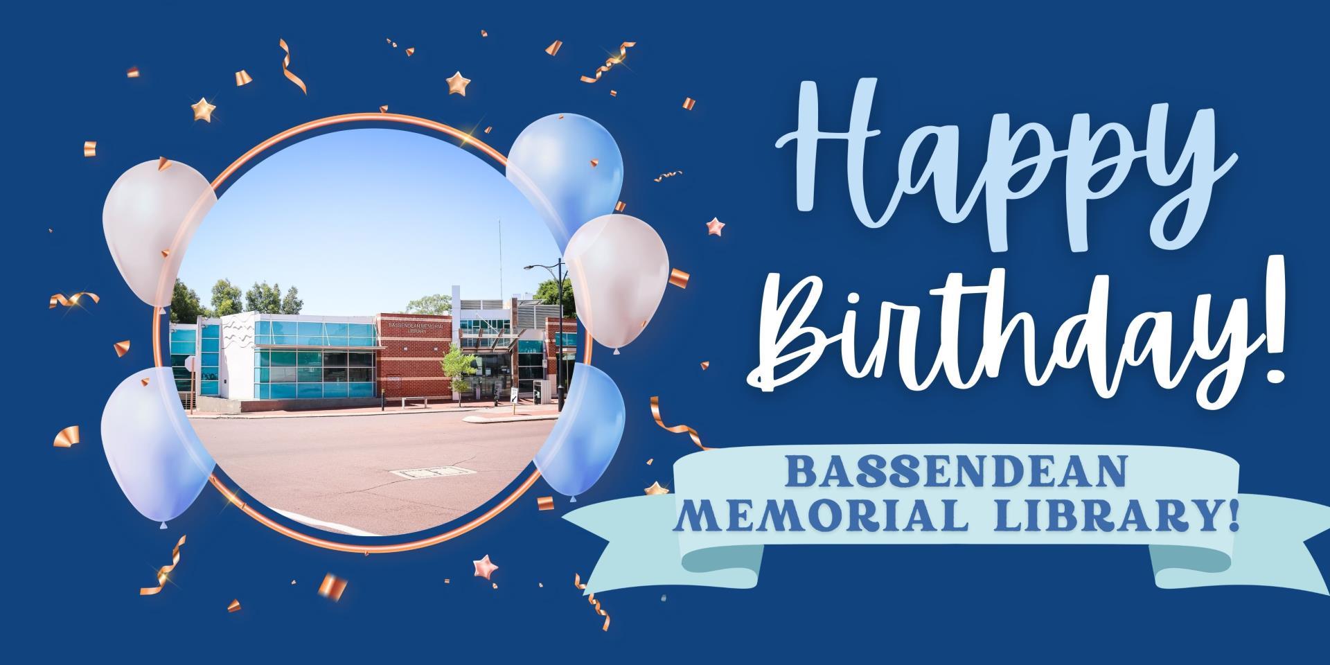 🎉 Bassendean Memorial Library Building Turns 20! Celebrate With Us 🎉