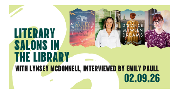 Literary Salons in the Library: with Lynsey McDonnell and Emily Paull